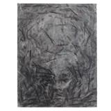 Charles Fine, Self-Portrait, 1983-84, charcoal on paper