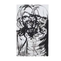 Untitled by William Downs, 2019, pencil, colored pencil and charcoal on paper, offered Sep 2023