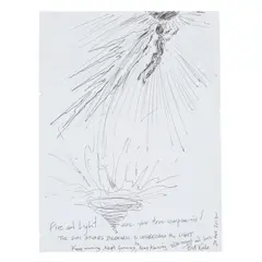 Bill Viola, Untitled, 2012, ink on paper