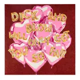 Ashley Longshore, Dick and Blow, 2020, acrylic on canvas