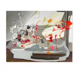 Alejandro Ospina, Spectacle of Normalcy, 2012, oil on canvas