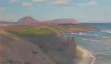 Charles Robert Patterson, View of Koko Head, Oahu, oil on canvas laid to board