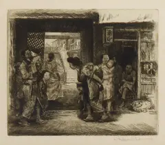Horatio Nelson Poole, The Melting Pot, n.d., Etching on wove paper