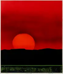 Louis Pohl, Pele's Breath, n.d., Screenprint in colors on wove paper