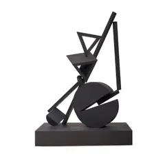 Fletcher Benton, Balanced-Unbalanced Three Triangles Phase 1, 1981