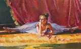 Anatoly Shapovalov, The Splits, oil on canvas