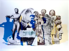 Matt Lipps, Untitled (White), 2010, Chromogenic print; framed, the artist's studio label