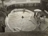 Loomis Dean, Swimming Pool Cover, c. 1951, Ferrotyped gelatin silver print