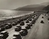 Ed Clark, Santa Monica Coastline with Cars