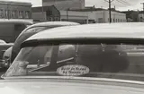 Built in Texas by Texans (Berkeley, California) by Dorothea Lange, 1959, Gelatin silver print, sold Dec 2023