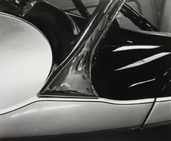 Car Detail by Brett Weston, 1980, Oversized gelatin silver print, sold Dec 2023