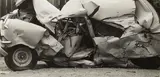 Crushed Car by Dorothea Lange, 1956, Gelatin silver print, sold Dec 2023