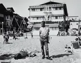 Larry Silver, 'Newsboy, Muscle Beach, Santa Monica, Calif.', 1954, Gelatin silver print