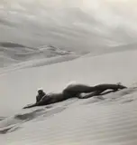Andre de Dienes, Untitled (Nude on Beach), 1956, photograph