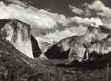 Valley View, Yosemite National Park, California by Ansel Adams, 1936, Gelatin silver print, offered Dec 2023