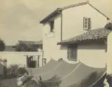 Ansel Adams, Garfield Merner Home, Hillsborough, California (View with Covered Terrace)
