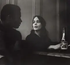 Imogen Cunningham, The Coffee Gallery, San Francisco, 1960, Ferrotyped gelatin silver print