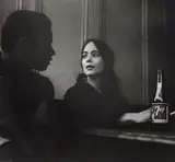 Imogen Cunningham, The Coffee Gallery, San Francisco, 1960, Ferrotyped gelatin silver print
