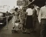 Dorothea Lange, Street Conversation, Clunie Coffee Shop, San Francisco Bay Area