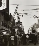 Dorothea Lange, Girl on Trolley Wires, c. 1940s