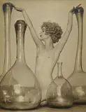 Arthur F. Kales, Nude with Bottles, c. 1925, Gelatin silver print