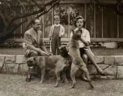 Sid Avery, Humphrey Bogart and Lauren Bacall, 1952, Gelatin silver print; signed in pencil and the photographer's credit and reproduction rights stamps on the reverse