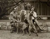 Sid Avery, Humphrey Bogart and Lauren Bacall, 1952, Gelatin silver print; signed in pencil and the photographer's credit and reproduction rights stamps on the reverse
