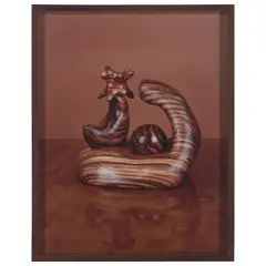 Sculpture (Zebrawood) by Elad Lassry, 2010, Chromogenic print in artist's frame; a Luhring Augustine label, offered Dec 2023