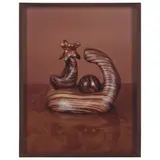 Elad Lassry, Sculpture (Zebrawood), 2010, Chromogenic print in artist's frame; a Luhring Augustine label