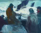 Armin Carl Hansen, The Storm (Fisherman on Deck)