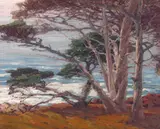 Sam Hyde Harris, Monterey Coast, oil on canvas