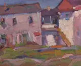 August François Gay, Stevenson House, oil on board