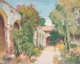 Mathias Alten, The Courtyard at Mission San Juan Capistrano