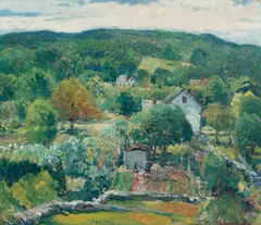 Countryside Landscape by Charles Reiffel, circa 1925, oil on canvas, sold Nov 2023