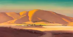 Alfred R. Mitchell, Golden California, oil on canvas