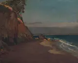 Theodore Wores, Santa Barbara Coast, oil on canvas