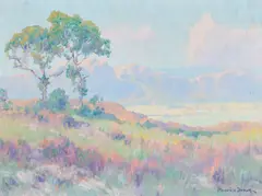 Maurice Braun, California Landscape, oil on canvas