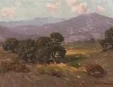Edgar Alwin Payne, California Landscape (Santa Barbara), circa 1915, oil on canvas
