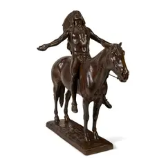 Cyrus Edwin Dallin, Appeal to the Great Spirit, 1913, bronze with brown patina
