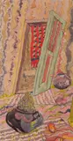 Emil Armin, The Doorway, Santa Fe, watercolor on paper