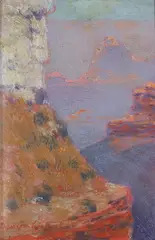 Dawson Dawson-Watson, Grand Canyon, oil on canvas