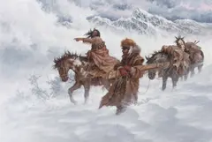 Larry Fanning, Winter Passage, oil on canvas