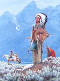John C. Gawne, A Grand View, oil on canvas
