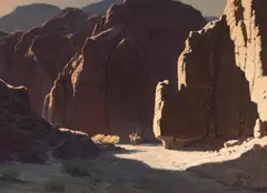 Robert Rishell, Canyon Scene, oil on canvas