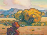 Howard Post, Fall Weather, circa 2011, oil on canvasboard