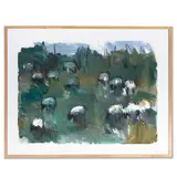 Theodore Waddell, Sheep Drawing #19, oil on paper