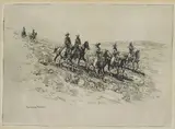 Edward Borein, On the Move; Race to the Wagon, No. 1; Ride 'Im Cowboy (Galvin 33; 42; 67), n.d., A group of three etching and drypoints on wove paper, the first signed in the plate, the others signed in pencil