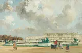 Jules Eugene Pages, Versailles, circa 1920, oil on canvas