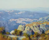 Maurice Braun, Mountainous Landscape, oil on canvas