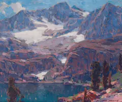 Edgar Alwin Payne, A Mountain Lake in the Sierras, 1921, oil on canvas